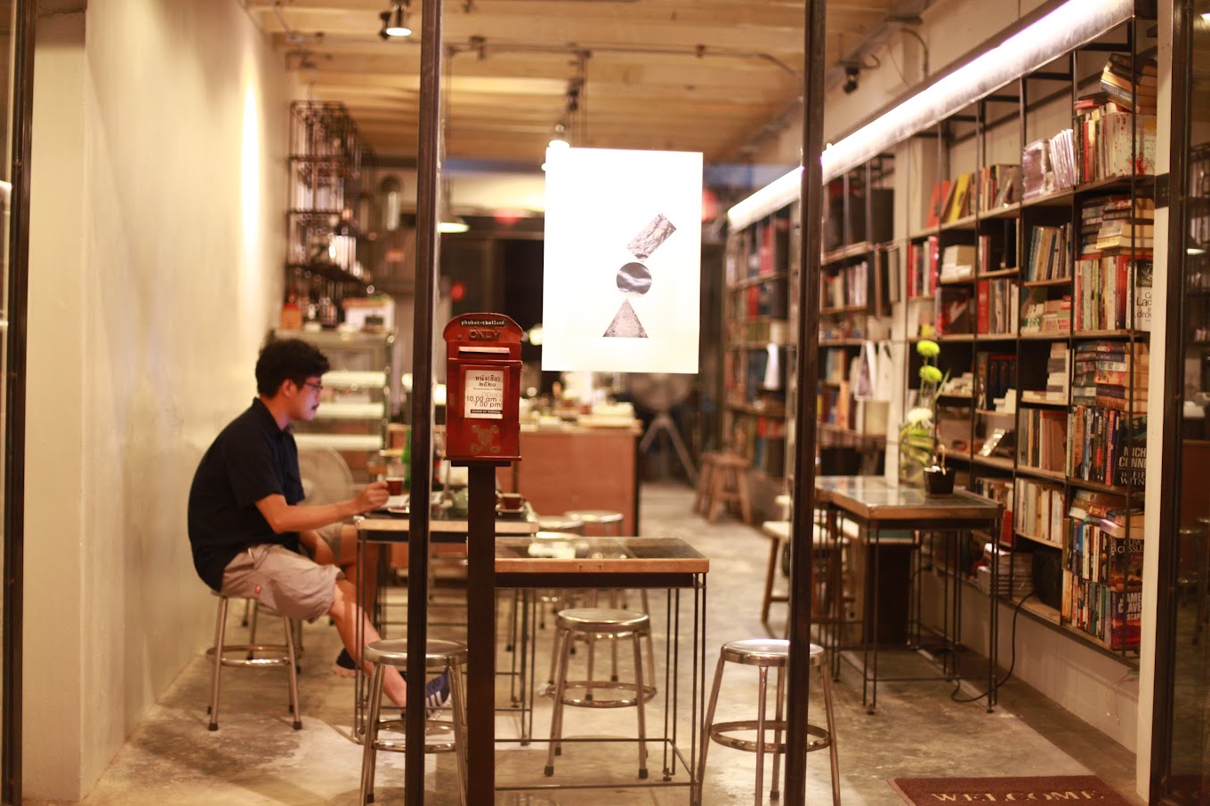 Bookhemian cafe in Phuket 
