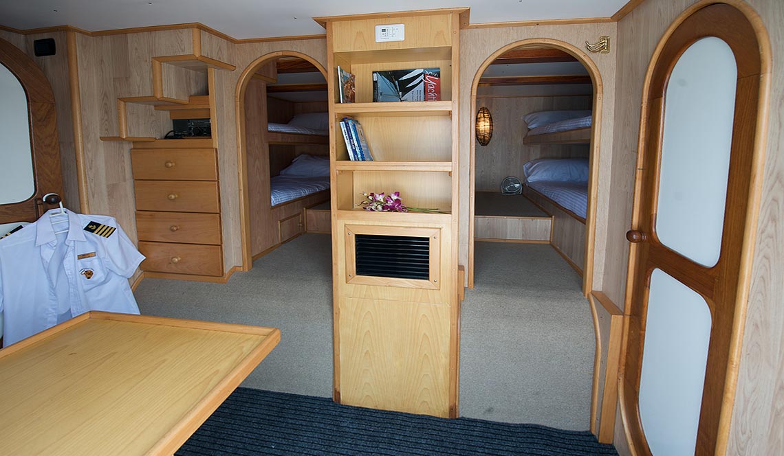 Tiger Marine Charter - Shangani 70ft Crew Quarters Cabin
