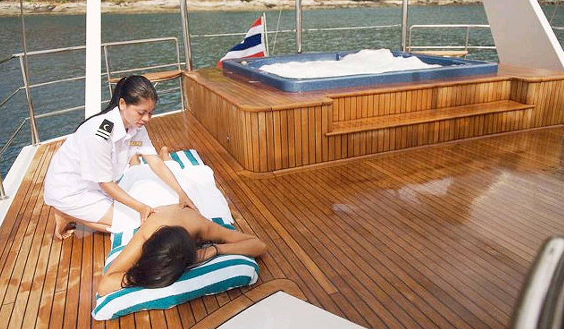 Tiger Marine Charter - Shangani 70ft Thai Massage